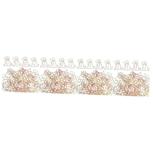 DOITOOL 4 Sätze Mehrfarbige Lesezeichen Papier Tier-büroklammer Hund Größe Bunt Geformt Kleine Clips Schreibwaren Welpenclip Dackel Haustier Rostfreier Stahl 50 Stück * 4 von DOITOOL