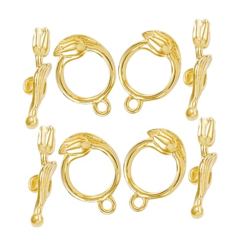 DOITOOL 4 Sätze Metallverbindungsschnalle Armband Diy Knebelverschlüsse Armband, Das Knebelschnallen Verbindet Armbandverschlüsse Und Verschlüsse Schmuckverschlüsse Kupfer Golden DOITOOL 4 Sätze Metallverbindungsschnalle Armband Diy Knebelverschlüsse Armband, Das Knebelschnallen Verbindet Armbandverschlüsse Und Verschlüsse Schmuckverschlüsse Kupfer Golden von DOITOOL