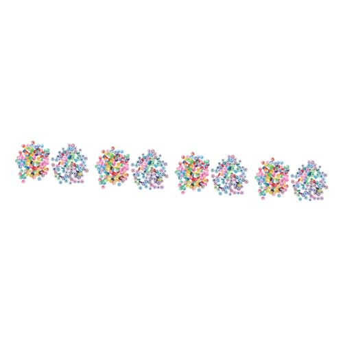 DOITOOL 4 Sätze Polymer Clay Perlen Bunte Diy Schmuck Zubehör Für Armbänder Und Mehr Hochwertige Spacer Perlen Robustem Material Für Kreative Bastelprojekte 200 Stück * 4 von DOITOOL