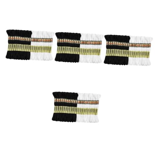DOITOOL 4 Sätze Professionellen Stickgarne Praktische Nähgarne Für Handarbeiten Multifunktionale Nähbedarf Für Diy Projekte Schwarz Weiße Fäden 24 Stück * 4 von DOITOOL