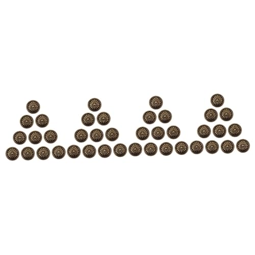 DOITOOL 4 Sätze Retro -style -tasten Nähen Von Knöpfen Für Anzüge Antiquität Ersatz Runde Nähknöpfe Europäischer Metallknopf Im Europäischen Stil Vintage-knopf Legierung 10 Stück * 4 DOITOOL 4 Sätze Retro -style -tasten Nähen Von Knöpfen Für Anzüge Antiquität Ersatz Runde Nähknöpfe Europäischer Metallknopf Im Europäischen Stil Vintage-knopf Legierung 10 Stück * 4 von DOITOOL