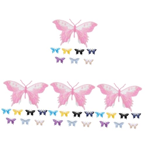 DOITOOL 4 Sätze Schmetterlings-stickpatch Applikation Nähen Schmetterlinge Schmetterlingsapplikation Stickerei Flecken Gestickte Patches Zum Aufbügeln Kleidungsflicken Stoff 8 Stück * 4 DOITOOL 4 Sätze Schmetterlings-stickpatch Applikation Nähen Schmetterlinge Schmetterlingsapplikation Stickerei Flecken Gestickte Patches Zum Aufbügeln Kleidungsflicken Stoff 8 Stück * 4 von DOITOOL