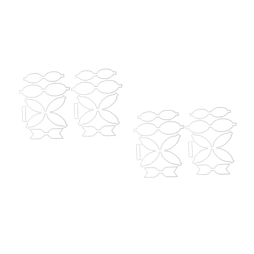 DOITOOL 4 Sätze Schneideformen Carbonstahl Diy Präge und Bastelschablonen Dekorative Stanzformen für Scrapbooking und Papierprojekte Langlebig und Vielseitig Einsetzbar von DOITOOL