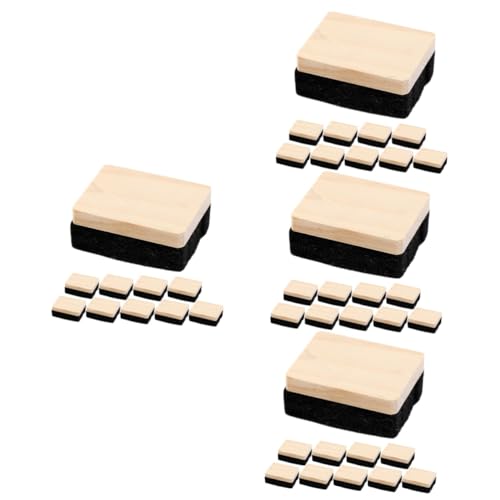 DOITOOL 4 Sätze Tafelradierer Für Klassenzimmer Und Büro Praktische Staubfreie Radierer Aus Holz Und Filz Für Müheloses Reinigen Whiteboards 10 Stück * 4 DOITOOL 4 Sätze Tafelradierer Für Klassenzimmer Und Büro Praktische Staubfreie Radierer Aus Holz Und Filz Für Müheloses Reinigen Whiteboards 10 Stück * 4 von DOITOOL