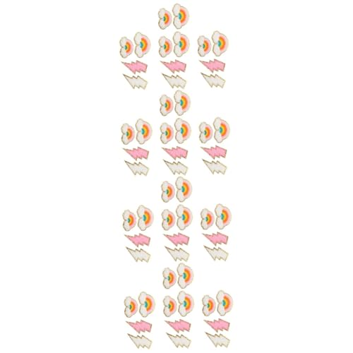 DOITOOL 4 Sätze Teiliges Bunte Regenbogen Bügelflicken Diy Stickerei Applikationen Für Kleidung Stoffreparaturen Und Kreative Designs Selbstklebend Und Einfach Anzubringen 14 Stück * 4 DOITOOL 4 Sätze Teiliges Bunte Regenbogen Bügelflicken Diy Stickerei Applikationen Für Kleidung Stoffreparaturen Und Kreative Designs Selbstklebend Und Einfach Anzubringen 14 Stück * 4 von DOITOOL