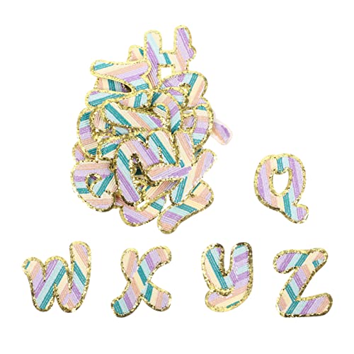 DOITOOL 4 Sätze Teiliges Englische Alphabet Aufnäher Für Kleidung Diy Gestickte Patches Mit Wärmeübertragung Für Hüte Jacken Und Taschen Bunte Buchstabenapplikationen 26 Stück * 4 DOITOOL 4 Sätze Teiliges Englische Alphabet Aufnäher Für Kleidung Diy Gestickte Patches Mit Wärmeübertragung Für Hüte Jacken Und Taschen Bunte Buchstabenapplikationen 26 Stück * 4 von DOITOOL