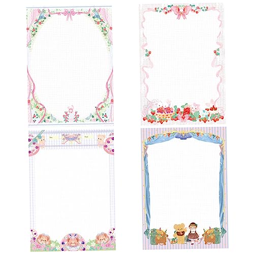 DOITOOL 4 Sätze Teiliges Handgefertigtes Dekoratives Papier für Scrapbooking Einzigartige Muster für Tagebuch und Kartengestaltung für Diy Projekte und DOITOOL 4 Sätze Teiliges Handgefertigtes Dekoratives Papier für Scrapbooking Einzigartige Muster für Tagebuch und Kartengestaltung für Diy Projekte und von DOITOOL