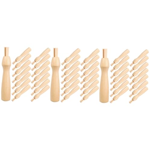 DOITOOL 4 Sätze Teiliges Holzgriffe Für Filznadeln Wiederverwendbare Ersatzgriffe Für Filzwerkzeuge Für Wollfilz Projekte Und Diy Handarbeiten 16 Stück * 4 DOITOOL 4 Sätze Teiliges Holzgriffe Für Filznadeln Wiederverwendbare Ersatzgriffe Für Filzwerkzeuge Für Wollfilz Projekte Und Diy Handarbeiten 16 Stück * 4 von DOITOOL