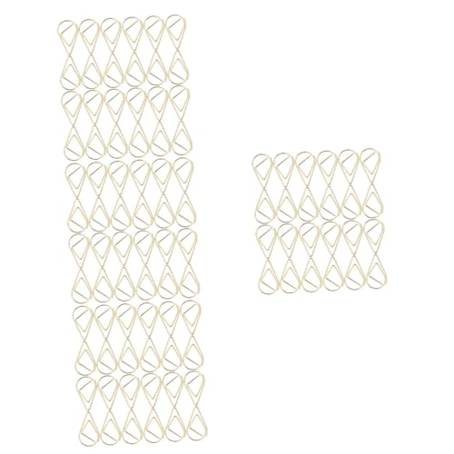 DOITOOL 4 Sätze Teiliges Metall Büroklammern in Wassertropfenform Dekorative Kleine Papierclips Aus Robustem Material Vielseitig Für Dokumente Fotos Briefe Und Akten Im Büro 50 Stück * 4 DOITOOL 4 Sätze Teiliges Metall Büroklammern in Wassertropfenform Dekorative Kleine Papierclips Aus Robustem Material Vielseitig Für Dokumente Fotos Briefe Und Akten Im Büro 50 Stück * 4 von DOITOOL