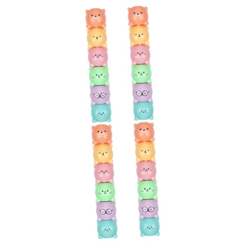 DOITOOL 4 Sätze Textmarker für Studenten Stapelbare Markierstifte Multifunktionale Scrapbook Marker für Kreative DIY Projekte und Notizen Süßes Bärendesign Kompaktem Format DOITOOL 4 Sätze Textmarker für Studenten Stapelbare Markierstifte Multifunktionale Scrapbook Marker für Kreative DIY Projekte und Notizen Süßes Bärendesign Kompaktem Format von DOITOOL