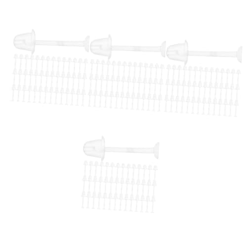 DOITOOL 4 Sätze Transparente Ohrstecker Mit Ohrhinterteilen Flexible Und Langlebige Ohrschmuck Stopper Für Sport Diy Und Schule Für Allergiker 300 Stück * 4 von DOITOOL