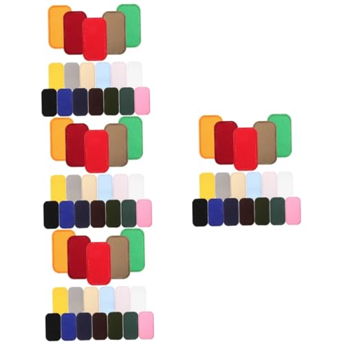 DOITOOL 4 Sätze Twill Aufnäher Zum Aufnähen Für Diy Kleidung Shirts Rucksäcke Und Mehr Langlebig Hautfreundlich Einfach Zu Verwenden Für Bastelprojekte 18 Stücke * 4 von DOITOOL
