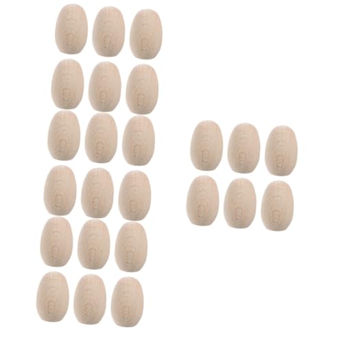 DOITOOL 4 Sätze Unbemalte Holz Eier Diy Eier Für Ostern Kreativ Zum Bemalen Für Bastelprojekte Und Garten Dekoration Robustem Buchenholz Simulation 6 Stück * 4 DOITOOL 4 Sätze Unbemalte Holz Eier Diy Eier Für Ostern Kreativ Zum Bemalen Für Bastelprojekte Und Garten Dekoration Robustem Buchenholz Simulation 6 Stück * 4 von DOITOOL