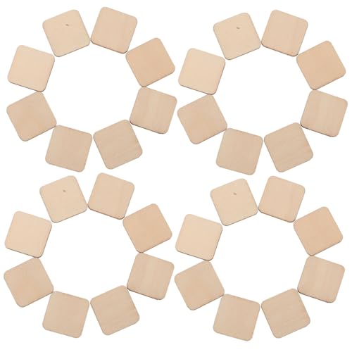 DOITOOL 4 Sätze Unvollendete Holzquadrate Diy Holzplatten Für Bastelarbeiten Quadratische Holzscheiben Dekorieren Projekte Und 100 Stück * 4 DOITOOL 4 Sätze Unvollendete Holzquadrate Diy Holzplatten Für Bastelarbeiten Quadratische Holzscheiben Dekorieren Projekte Und 100 Stück * 4 von DOITOOL