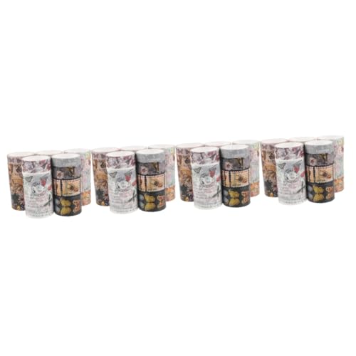 DOITOOL 4 Sätze Washi Tape Mit Blumenmuster Dekorative Klebebänder Für Scrapbooking Diy Bastelprojekte Und Partydekoration Handreißbare Designs Für Anwendungen 17 Rollen * 4 von DOITOOL