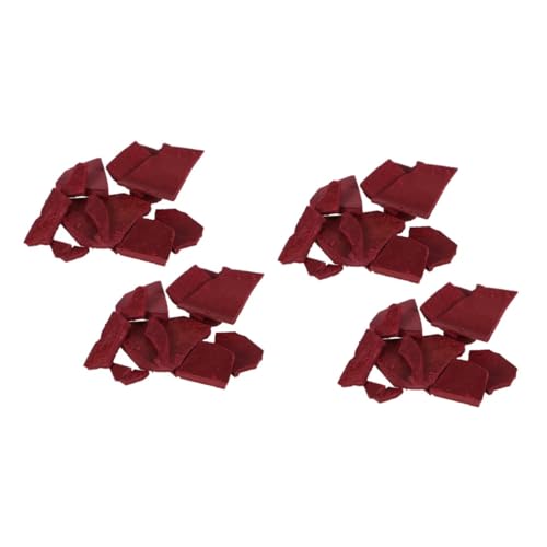 DOITOOL 4 Stk. Soy Wax Dye Packungen Tiefrot DIY Kerzenfarbe für Sojawachs und Paraffin Schnelles Lösen bei Geruchlos Hautfreundlich Farbstofffreie Wachsfärbung für Kerzenherstellung von DOITOOL