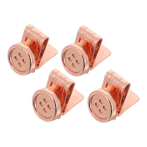 DOITOOL 4 Stück Bewegliche No Sew Knöpfe für Hosen für Business und Freizeit Roségold Einfache Montage ohne Nähen DOITOOL 4 Stück Bewegliche No Sew Knöpfe für Hosen für Business und Freizeit Roségold Einfache Montage ohne Nähen von DOITOOL