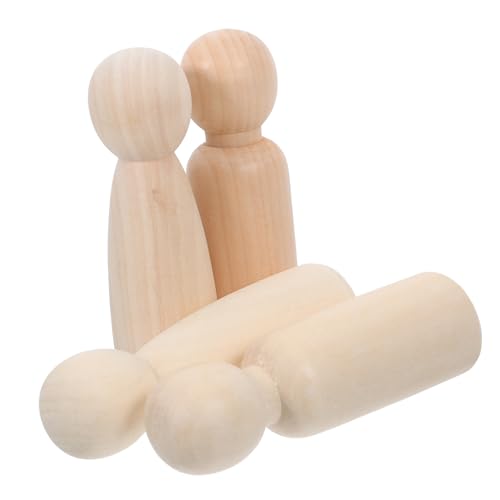 DOITOOL 4 Stück DIY Holzfiguren Unvollendete Holzpuppen zum Malen und Basteln Jungen und Mädchen für Handwerk und Spielzeuggestaltung DOITOOL 4 Stück DIY Holzfiguren Unvollendete Holzpuppen zum Malen und Basteln Jungen und Mädchen für Handwerk und Spielzeuggestaltung von DOITOOL
