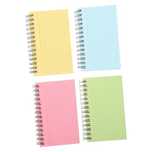 DOITOOL 4 Stück Dicke Spiral Notizblöcke Tragbare Schreibunterlagen Multifunktionale Notizpads für Büro und Alltag für Reisen und DOITOOL 4 Stück Dicke Spiral Notizblöcke Tragbare Schreibunterlagen Multifunktionale Notizpads für Büro und Alltag für Reisen und von DOITOOL