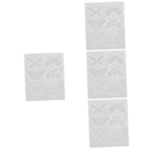 DOITOOL 4 Stück Diy Silikonform für Schmuckanhänger Verschiedene Designs Flexible und Langlebige Gießform für Ohrringe und Broschen für Bastelprojekte und DOITOOL 4 Stück Diy Silikonform für Schmuckanhänger Verschiedene Designs Flexible und Langlebige Gießform für Ohrringe und Broschen für Bastelprojekte und von DOITOOL