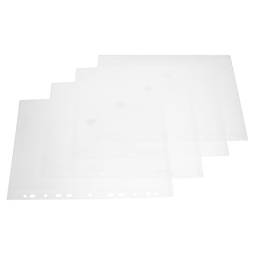 DOITOOL 4 Stück Dokumentenmappe Bunte Transparente Schreibwaren Taschen mit Druckknopfverschluss für Büro und Schule Leicht und Tragbar für Unterlagen und Karten DOITOOL 4 Stück Dokumentenmappe Bunte Transparente Schreibwaren Taschen mit Druckknopfverschluss für Büro und Schule Leicht und Tragbar für Unterlagen und Karten von DOITOOL