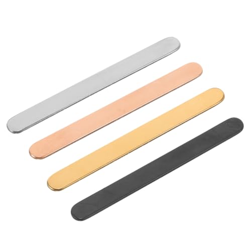 DOITOOL 4 Stück Einstellbare Ringrohlinge C Form für DIY Schmuckherstellung Polierte Oberfläche Leicht und Bequem für Anfänger und Kreative Projekte von DOITOOL
