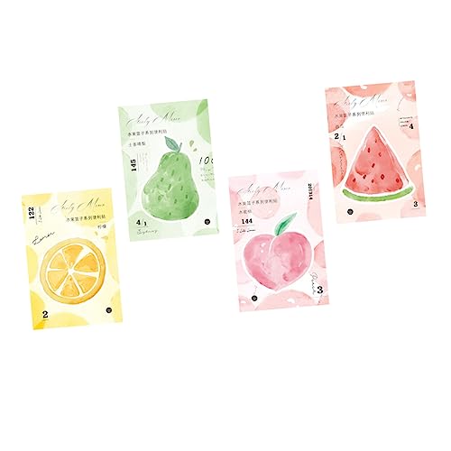 DOITOOL 4 Stück Fruchtförmige Haftnotizen Selbstklebende Memo Pads Erdbeere Zitrone und Wassermelone für Büro Schule und Zuhause Kreative und Auffällige Notizen DOITOOL 4 Stück Fruchtförmige Haftnotizen Selbstklebende Memo Pads Erdbeere Zitrone und Wassermelone für Büro Schule und Zuhause Kreative und Auffällige Notizen von DOITOOL