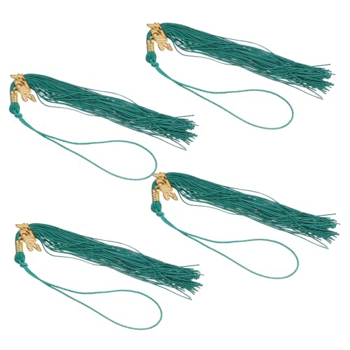 DOITOOL 4 Stück Graduierungskappe Quasten Plüsch für Abschlusskappen Quasten Blau lila Abschluss Zubehör Abschlussquaste mit Jahresangabe Karnevalsquaste Abschluss liefert Metall Green DOITOOL 4 Stück Graduierungskappe Quasten Plüsch für Abschlusskappen Quasten Blau lila Abschluss Zubehör Abschlussquaste mit Jahresangabe Karnevalsquaste Abschluss liefert Metall Green von DOITOOL