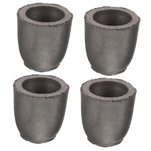 DOITOOL 4 Stück Graphit Gießform für Hochtemperaturbeständiger Graphittiegel für Kupfer für Kleine Metallgüsse und Handwerksprojekte DOITOOL 4 Stück Graphit Gießform für Hochtemperaturbeständiger Graphittiegel für Kupfer für Kleine Metallgüsse und Handwerksprojekte von DOITOOL