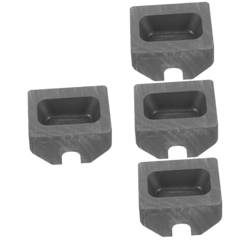 DOITOOL 4 Stück Graphit Gussform für Schmuckschmelzen Hochreine Graphitform für Gold und Silbermetallguss für Labor und Wissenschaftsausbildung Langlebig und Einfach zu Verwenden DOITOOL 4 Stück Graphit Gussform für Schmuckschmelzen Hochreine Graphitform für Gold und Silbermetallguss für Labor und Wissenschaftsausbildung Langlebig und Einfach zu Verwenden von DOITOOL