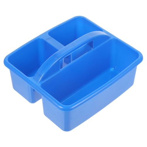DOITOOL 4 Stück Handgeführter Aufbewahrungskorb mit Fächern für Kreative Materialien Platzsparender Organizer für Unterricht und Büro Ergonomisches Design für Stifte und Malutensilien von DOITOOL