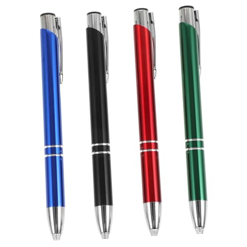 DOITOOL 4 Stück LED Licht Metall Touch Kugelschreiber Pflege LED Kugelschreiber Beleuchtete Kugelschreiber Krankenschwester Stifte Beleuchteter Stift Stifte Zufällige Farbe von DOITOOL