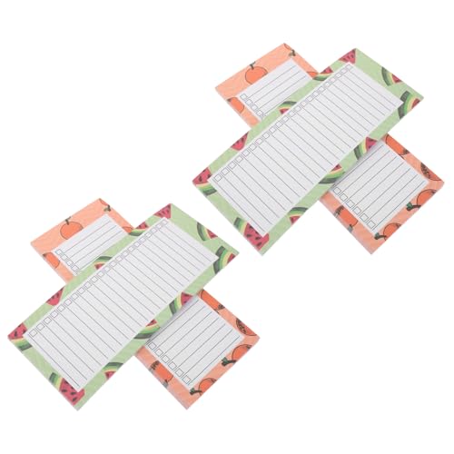 DOITOOL 4 Stück Magnetische Notizblöcke Fruchtmotiv Abreißbar Wochenplaner und Tagesnotizblock mit Magnet für Kühlschrank Einkaufslisten und To-do-listen Organizer Klein Praktisch DOITOOL 4 Stück Magnetische Notizblöcke Fruchtmotiv Abreißbar Wochenplaner und Tagesnotizblock mit Magnet für Kühlschrank Einkaufslisten und To-do-listen Organizer Klein Praktisch von DOITOOL