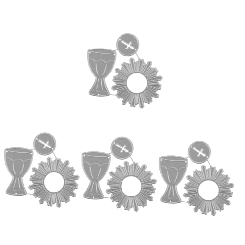DOITOOL 4 Stück Scrapbooking Schneiden Dünn Hochzeit Party Machen Die Sterben Stanzformen Wörter Herstellung Sammelalbum Stirbt Stahl Mit Hohem Kohlenstoffgehalt Silver von DOITOOL