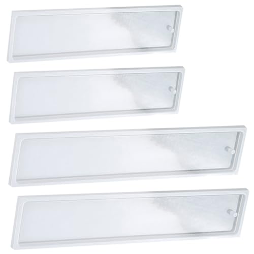 DOITOOL 4 Stück Silikon Buchzeichenform Teiliges Rechteckige DIY Gießform für Epoxidharz Schmuckherstellung Kreative Bastelidee Langlebig und Flexibel DOITOOL 4 Stück Silikon Buchzeichenform Teiliges Rechteckige DIY Gießform für Epoxidharz Schmuckherstellung Kreative Bastelidee Langlebig und Flexibel von DOITOOL