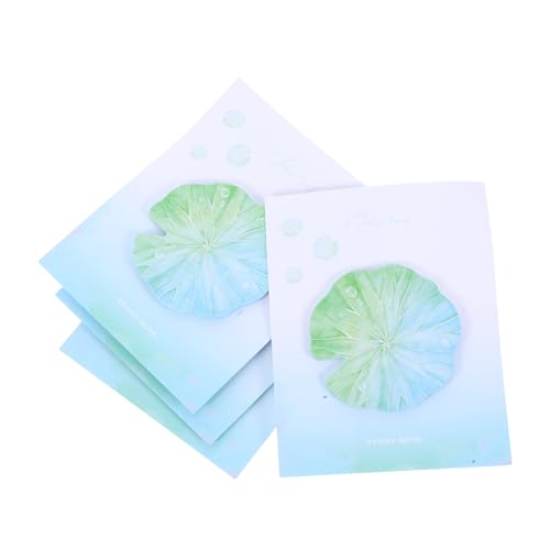 DOITOOL 4 Stück Simulierte Lotusblatt-Haftnotizen Selbstklebende Notiz Schulmaterial zum Thema Frühling Beachten Sie Pads Notizblock Gastgeschenke für die Frühlingsparty Papier DOITOOL 4 Stück Simulierte Lotusblatt-Haftnotizen Selbstklebende Notiz Schulmaterial zum Thema Frühling Beachten Sie Pads Notizblock Gastgeschenke für die Frühlingsparty Papier von DOITOOL