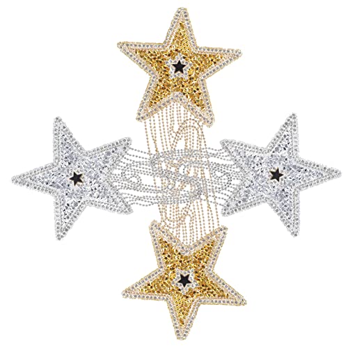 DOITOOL 4 Stück Strass-Patch mit Quaste Perlen Patches für Rucksack Dekoration Flecken schuhreparatur hutschachtel hatset Aufnäher für Kleidung und Mantel kompakte Hutaufnäher Strasssteine DOITOOL 4 Stück Strass-Patch mit Quaste Perlen Patches für Rucksack Dekoration Flecken schuhreparatur hutschachtel hatset Aufnäher für Kleidung und Mantel kompakte Hutaufnäher Strasssteine von DOITOOL