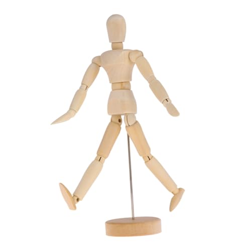 DOITOOL 4 Stück Teiliges Bewegliches Holzpuppe Gelenkmodell für Künstler und Flexible Holzfigur als Zeichenhilfe und Dekoratives Kunsthandwerk DOITOOL 4 Stück Teiliges Bewegliches Holzpuppe Gelenkmodell für Künstler und Flexible Holzfigur als Zeichenhilfe und Dekoratives Kunsthandwerk von DOITOOL