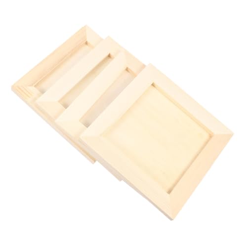DOITOOL 4 Stück Teiliges DIY Bilderrahmen Quadratische Holzrahmen Hochwertigem Kiefernholz Kindgerechte Clay Painting Rahmen für Kreative Bastelprojekte und Kinderkunstwerke DOITOOL 4 Stück Teiliges DIY Bilderrahmen Quadratische Holzrahmen Hochwertigem Kiefernholz Kindgerechte Clay Painting Rahmen für Kreative Bastelprojekte und Kinderkunstwerke von DOITOOL