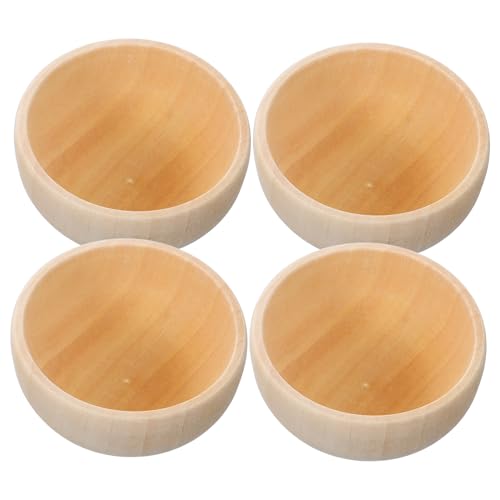 DOITOOL 4 Stück Teiliges DIY Holzschalen Set aus Hochwertigem Holz Robuste Naturbelassene Mini Schälchen für Kreative als Holzspielzeug und Dekoration für Bastelprojekte DOITOOL 4 Stück Teiliges DIY Holzschalen Set aus Hochwertigem Holz Robuste Naturbelassene Mini Schälchen für Kreative als Holzspielzeug und Dekoration für Bastelprojekte von DOITOOL