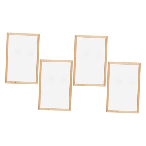 DOITOOL 4 Stück Teiliges Kleines Whiteboard Einseitiges Tisch-notizbrett Wiederverwendbares Schreib Zeichenbrett für Schüler Home Office und Klassenzimmer Tragbares Desktop Whiteboard DOITOOL 4 Stück Teiliges Kleines Whiteboard Einseitiges Tisch-notizbrett Wiederverwendbares Schreib Zeichenbrett für Schüler Home Office und Klassenzimmer Tragbares Desktop Whiteboard von DOITOOL