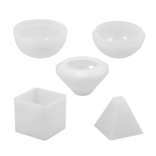 DOITOOL 4 Stück Teiliges Lebensmittelechtes Silikon-backform Epoxidharz DIY Pyramid- Würfel- Kugel Ozeanstein-formen Vielseitig für Kuchen Fondant Seife Schokolade und Dekoration DOITOOL 4 Stück Teiliges Lebensmittelechtes Silikon-backform Epoxidharz DIY Pyramid- Würfel- Kugel Ozeanstein-formen Vielseitig für Kuchen Fondant Seife Schokolade und Dekoration von DOITOOL