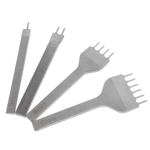 DOITOOL 4 Stück Teiliges Lederlochkits mit Handwerkzeug für Lederbearbeitung Hochwertige Stichwerkzeuge für Präzises Lochen Leder für Anfänger und Profis DOITOOL 4 Stück Teiliges Lederlochkits mit Handwerkzeug für Lederbearbeitung Hochwertige Stichwerkzeuge für Präzises Lochen Leder für Anfänger und Profis von DOITOOL