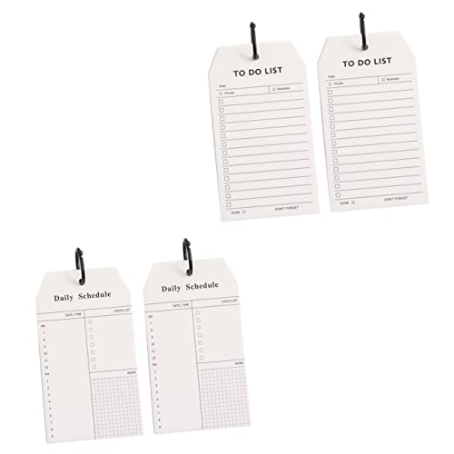 DOITOOL 4 Stück Teiliges Notizbuch für Zeitmanagement Kreative Notizblöcke für Büro Schule Tragbare Planer für Tägliche Aufgaben und Notizen für Unterwegs Wohnzimmer Hotels DOITOOL 4 Stück Teiliges Notizbuch für Zeitmanagement Kreative Notizblöcke für Büro Schule Tragbare Planer für Tägliche Aufgaben und Notizen für Unterwegs Wohnzimmer Hotels von DOITOOL