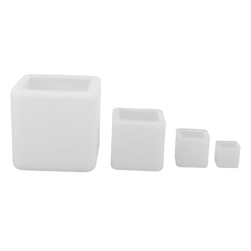 DOITOOL 4 Stück Teiliges Quadratisches Silikon-gießform- Hitze Kältebeständig Vielseitig für Epoxidharz Kerzenwachs und Seifenherstellung Stabile Langlebige Resin-moulds für Kreative DOITOOL 4 Stück Teiliges Quadratisches Silikon-gießform- Hitze Kältebeständig Vielseitig für Epoxidharz Kerzenwachs und Seifenherstellung Stabile Langlebige Resin-moulds für Kreative von DOITOOL