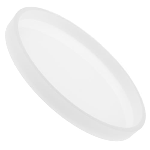DOITOOL 4 Stück Teiliges Silikon Coaster Mould für Epoxidharz Runde DIY Untersetzer Form Wiederverwendbare Silikon Matte für Bastelprojekte Praktisch für Zuhause und Feiern von DOITOOL
