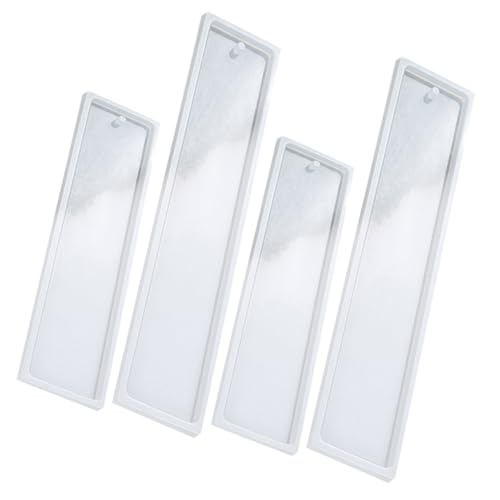 DOITOOL 4 Stück Teiliges Silikon epoxidharz gießform für Lesezeichen Rechteckige Silikonform mit Langlebig und Vielseitig für DIY Schmuck und Bastelprojekte DOITOOL 4 Stück Teiliges Silikon epoxidharz gießform für Lesezeichen Rechteckige Silikonform mit Langlebig und Vielseitig für DIY Schmuck und Bastelprojekte von DOITOOL