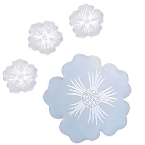 DOITOOL 4 Stück Teiliges Silikonform Set für Diy Blumenuntersetzer Großer und Kleiner Formen für Kreative Bastelprojekte und Dekorative Kunstwerke DOITOOL 4 Stück Teiliges Silikonform Set für Diy Blumenuntersetzer Großer und Kleiner Formen für Kreative Bastelprojekte und Dekorative Kunstwerke von DOITOOL