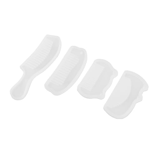 DOITOOL 4 Stück Teiliges Silikonform für Epoxidharz Gießen Transparente Gießform für DIY Haarkamm Herstellung Vielseitig Kompatibel Präzise Details Langlebig und Einfach zu Entformen DOITOOL 4 Stück Teiliges Silikonform für Epoxidharz Gießen Transparente Gießform für DIY Haarkamm Herstellung Vielseitig Kompatibel Präzise Details Langlebig und Einfach zu Entformen von DOITOOL