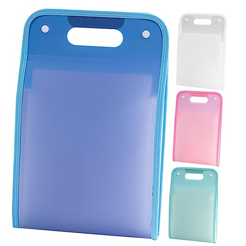 DOITOOL 4 Stück Teiliges Transparenter Wasserdichter Aktenordner aus Kunststoff Kleiner Mehrschichtiger Dokumenten Organizer für Büro und Zuhause Farblich Sortiert Blau Grün Transparent DOITOOL 4 Stück Teiliges Transparenter Wasserdichter Aktenordner aus Kunststoff Kleiner Mehrschichtiger Dokumenten Organizer für Büro und Zuhause Farblich Sortiert Blau Grün Transparent von DOITOOL
